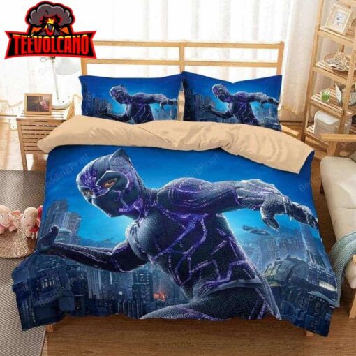 3d Black Panther Duvet Cover Bedding Set