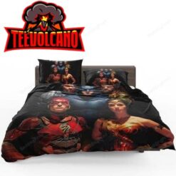 Dc Comics Justice League Movie 3d Duvet Cover Bedding Set