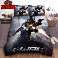 G.I. Joe The Rise Of Cobra Movie Snake-Eyes Poster Bed Sheets Duvet Cover Bedding Sets
