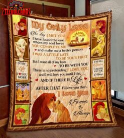 Lion King My Love All Of My Lasts 3D Quilt Blanket