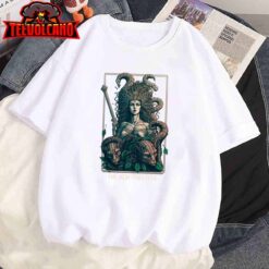 Medusa High Priestess Tarot Card Greek Mythology Halloween T-Shirt