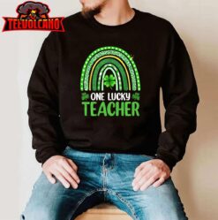 One Lucky Teacher Rainbow St Patrick’s Day Sweatshirt