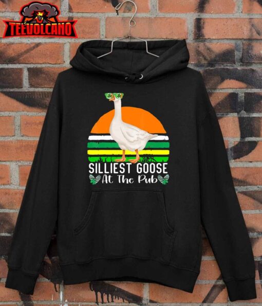Silliest Goose at the pub Vintage Funny St. Patrick’s Day T-Shirt