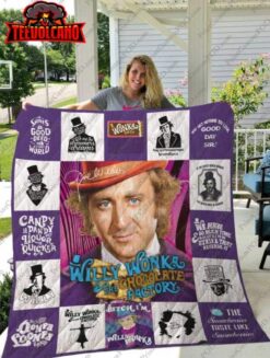 Willy Wonka And The Chocolate Factory3D Customized Quilt Blanket