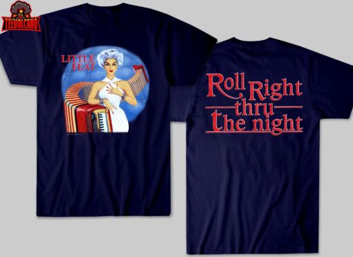 1988 Little Feat Roll Right Thru The Night T-Shirt