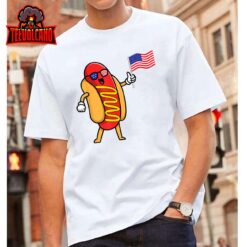 4th of July Hot Dog Hotdog 4th of July Shirts Boys Men Women Unisex T-Shirt