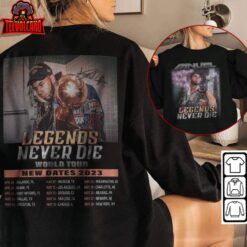 Anuel AA Legends Never Die World Tour Rap Shirt Double Sided Sweatshirt 1