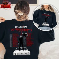 Bryan Adams Tour 2023 T Shirt, So Happy Hurts Tour Vintage Bryan Adams Shirt 1