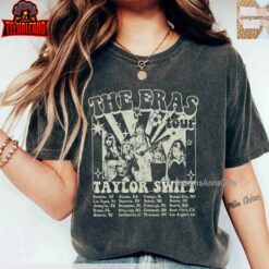 Comfort Colors Retro The Eras Tour Shirt, Y2K Tour 2023 Shirt