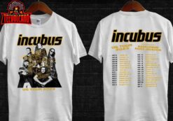 Incubus Band US Tour 2023 T Shirt, Incubus Band Graphic Shirt