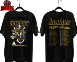 Incubus Band US Tour 2023 T Shirt, Incubus Band Graphic Shirt 2