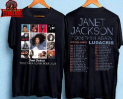 Janet Jackson Together Again Tour 2023 Shirt, Together Again Tour 2023 T-shirt