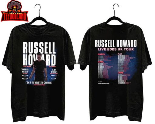 Russell Howard Live 2023 UK Tour T-Shirt