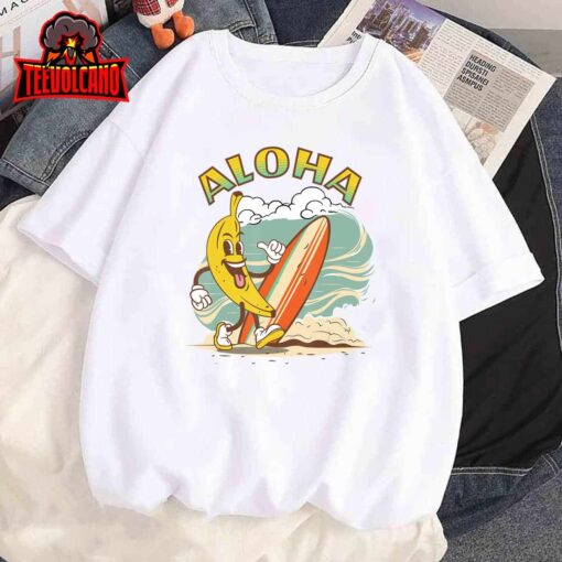 Aloha Hawaii Hawaiian island tees Surf T-Shirt