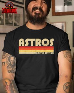 Astros Name Personalized Vintage Retro Astros Sport Name T-Shirt