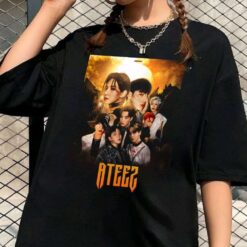 Ateez Kpop Shirt Halazia Ateez World Tour Shirt