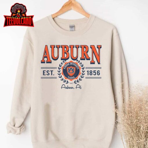 Auburn Tigers Seal Vintage Gray Officially Licensed Sweatshirt