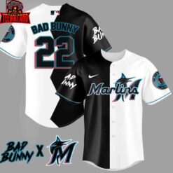 Bad Bunny Miami Marlins Baseball Jersey