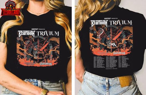 Beartooth and Trivium Summer Tour 2023 T-Shirt, Trivium Tour shirt, 2023 Tour Shirt