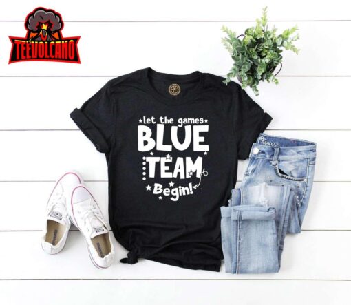 Blue Team Let The Games Begin Field Trip Day T-Shirt