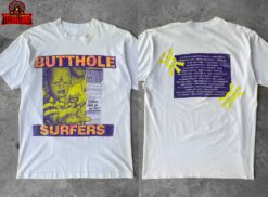 Butthole Surfers Rock Band 1993 Tour Concert Tee, Butthole Surfers T-Shirt