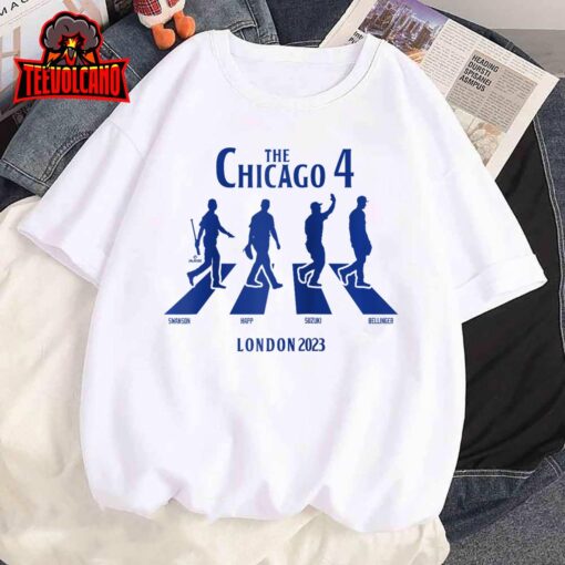 Chicago Baseball London Crosswalk MLBPA Raglan Baseball Tee