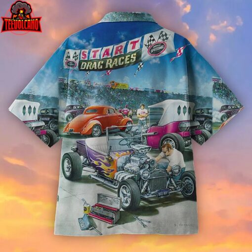 Classics Hot Rod Racing Hawaiian Shirt