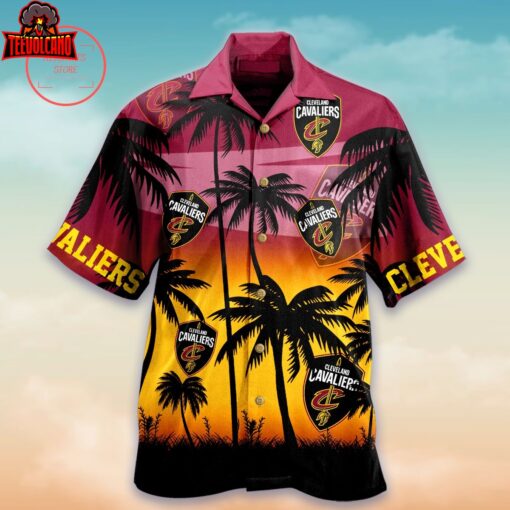 Cleveland Cavaliers Palm Hawaiian Shirt