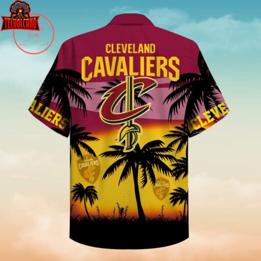 Cleveland Cavaliers Palm Hawaiian Shirt