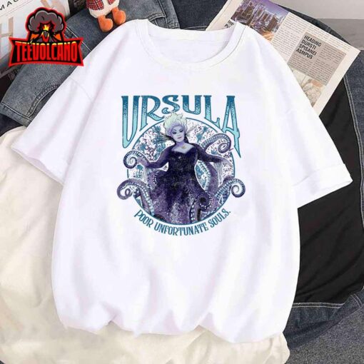 Disney The Little Mermaid Ursula Poor Unfortunate Souls Logo T-Shirt