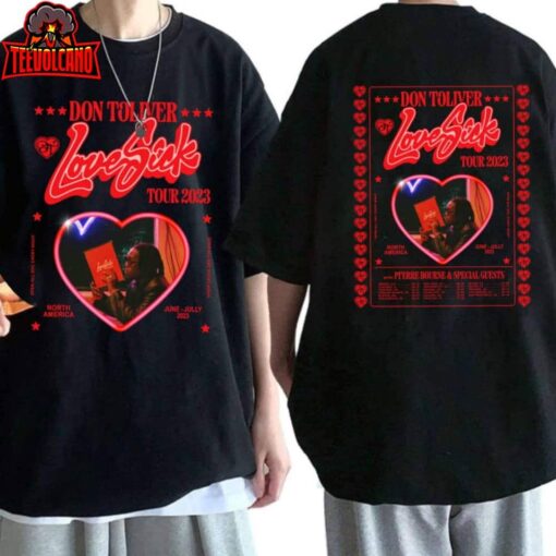 Don Toliver Love Sick Tour 2023 Shirt, Love Sick North America Tour 2023 Shirt