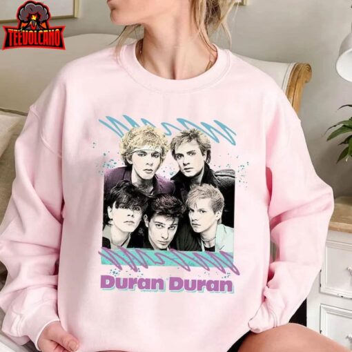 Duran Duran Retro Styled 80s T-Shirt, Duran Duran Music Rock Band T Shirt