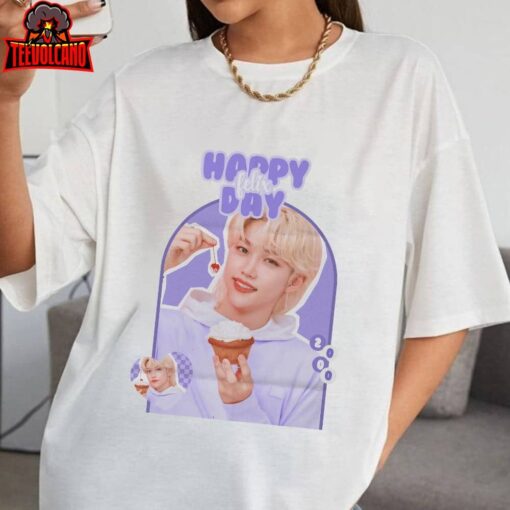 Felix Stray Kids Shirt, Stray Kids Felix Lee Concert Shirt, Korean Singer Boy Group Shirt