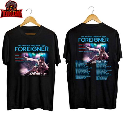 Foreigner The Histroric Farewell Tour 2023 Shirt, Foreigner 2023 Concert Shirt