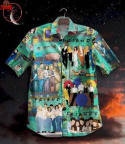 Friends Movie Vintage Short Sleeve Hawaiian Shirt