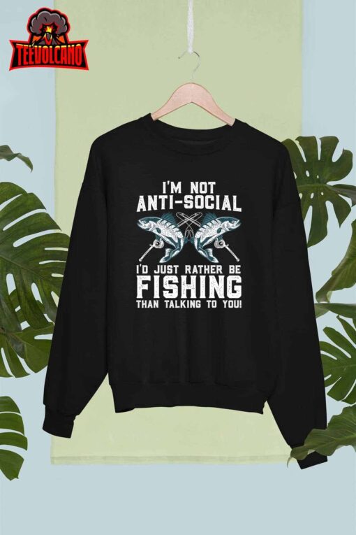 Funny Fishing Design For Men Women Fisherman Fishing Lover T-Shirt