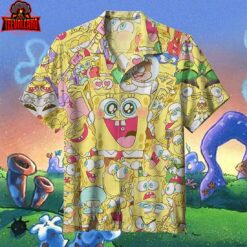 Funny SpongeBob Hawaiian Shirt