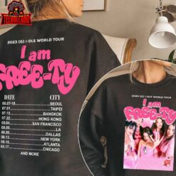 G I-DLE World Tour Shirt,I Am Free-Ty World Tour 2023 Shirt