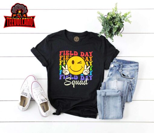 Hippie Field Day 2023 Squad Teacher Student Boys Girls Kids T-Shirt