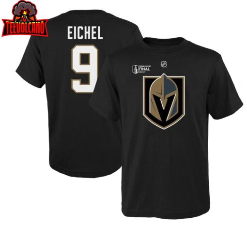 Jack Eichel Vegas Golden Knights Youth 2023 Stanley Cup Final Name & Number T-Shirt