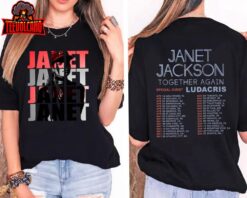 Janet Jackson Tour 2023 Both Sides Sweatshirt, Janet Jackson Vintage Shirt