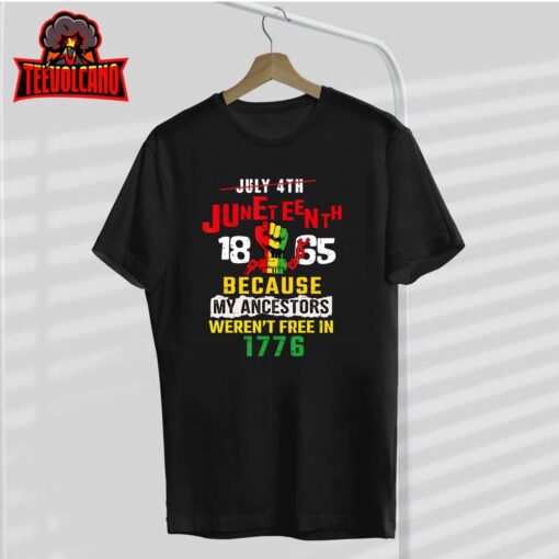 Juneteenth Tshirt Women Juneteenth Shirts African American T-Shirt