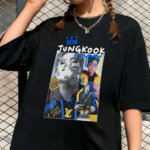 Jungkook Vintage Kpop Fans Kpop Shirt Korean Pop Singer Shirt