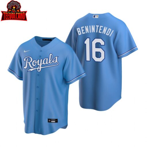 Kansas City Royals Andrew Benintendi Blue Replica Alternate Jersey