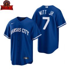 Kansas City Royals Bobby Witt Jr Royal Alternate Replica Jersey