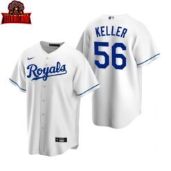 Kansas City Royals Brad Keller White Home Replica Jersey