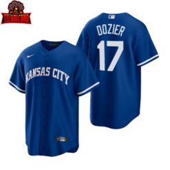 Kansas City Royals Hunter Dozier Royal Alternate Replica Jersey