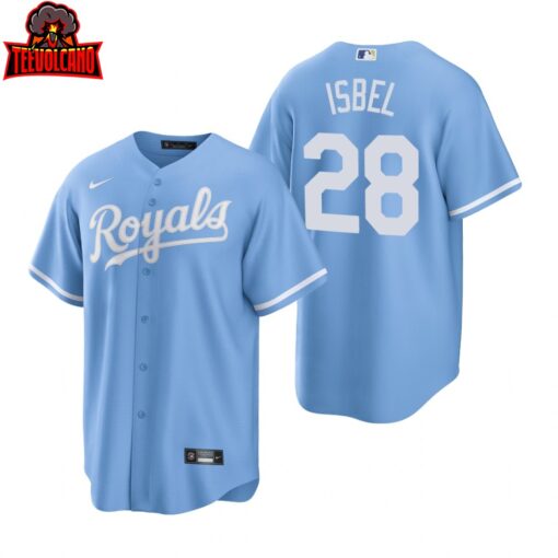 Kansas City Royals Kyle Isbel Blue Alternate Replica Jersey