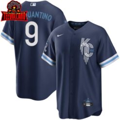 Kansas City Royals Vinnie Pasquantino Navy 2022 City Connect Replica Jersey