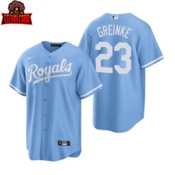 Kansas City Royals Zack Greinke Blue Alternate Replica Jersey